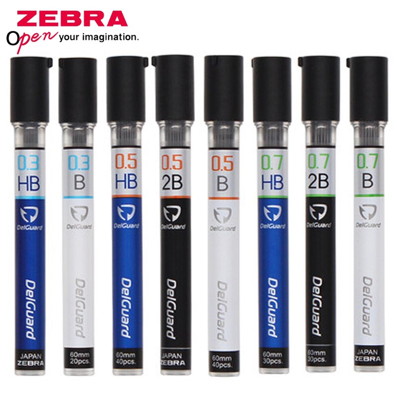 ZEBRA DelGuard   潽  P-LD10, B, 2B, HB , б 繫ǰ  , 0.3mm, 0.5mm, 0.7mm, 1 